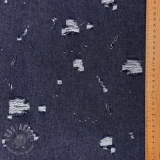 JEANS DENIM 6 OZ Big Holes dark blue