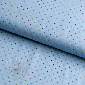 JEANS DENIM 3,8 OZ Drops Metallic light blue