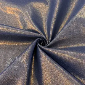 JEANS DENIM 8,5 OZ STRETCH WASHED metallic dark blue gold