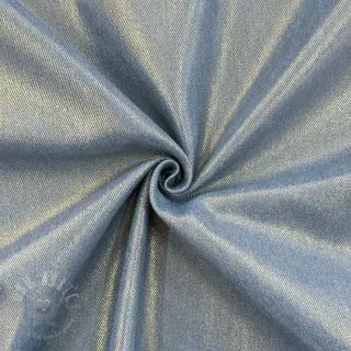 JEANS DENIM Metallic blue gold