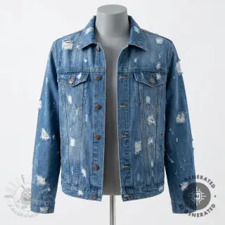 JEANS DENIM 6 OZ Big Holes light blue
