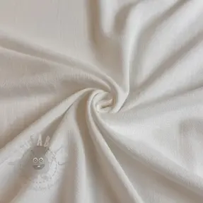 Tkanina wiskozowa z lnem WASHED off white