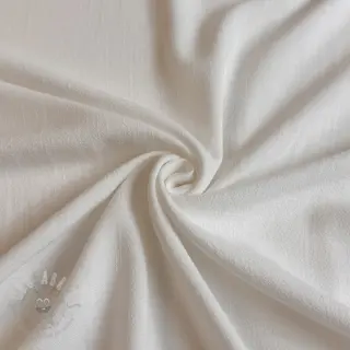 Tkanina wiskozowa z lnem WASHED off white