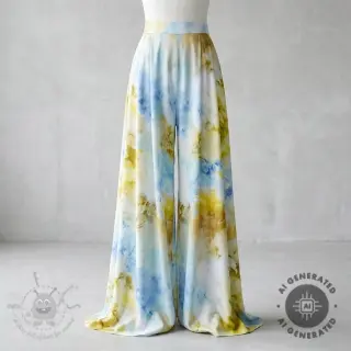 Wiskoza SATIN Blurricio design B