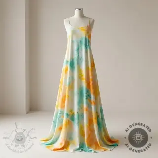 Wiskoza SATIN Blurricio design A