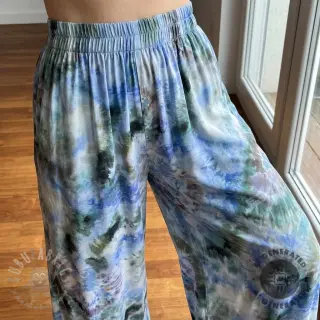 Wiskoza TWILL Messy TIE DYE design C