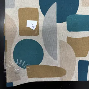 Tkanina dekoracyjna Linenlook Abstract Form Fusion 2nd class
