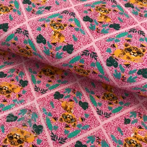 Úplet Leo rose digital print