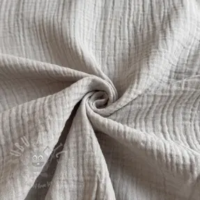 Muślin double gauze PLAIN natural