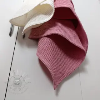 Wafel bawełniany mauve