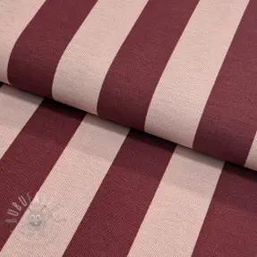 Tkanina dekoracyjna premium Joyful basic stripe wine