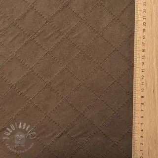 Zamsz stretch SCUBA Diamond chocolate brown
