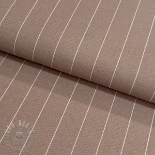 Tkanina dekoracyjna premium Perfect thin lines taupe