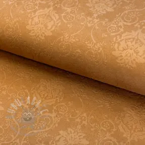 Zamsz stretch SCUBA Embossed taupe