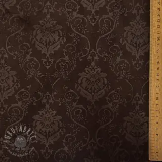 Zamsz stretch SCUBA Embossed dark brown