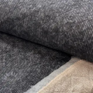 Sztruks QUILT black