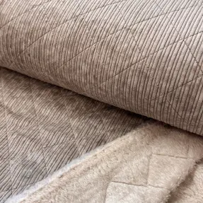 Sztruks QUILT champagne