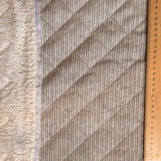 Sztruks QUILT champagne