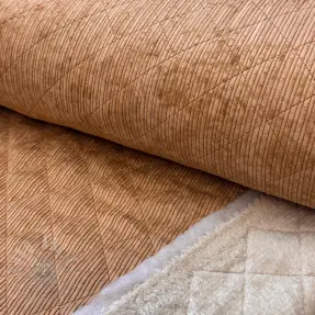 Sztruks QUILT light brown
