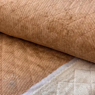 Sztruks QUILT light brown