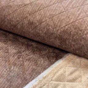 Sztruks QUILT brown