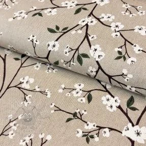 Tkanina dekoracyjna Linenlook Pure blossom branch