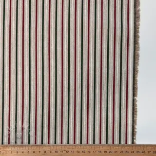 Tkanina dekoracyjna Linenlook Little Xmas stripe