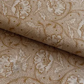 Tkanina dekoracyjna Linenlook Bloomy art craft yellow
