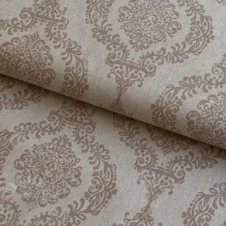 Tkanina dekoracyjna Linenlook Baroque damask charm taupe