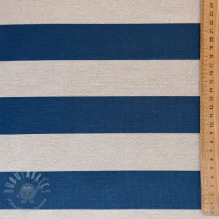 Tkanina dekoracyjna Linenlook Joyful basic stripe denim
