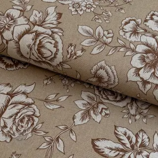 Tkanina dekoracyjna Linenlook Elegant rose bloom yellow