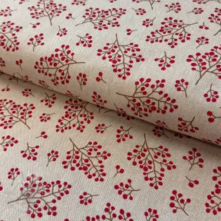 Tkanina dekoracyjna Linenlook Winter berry bloom