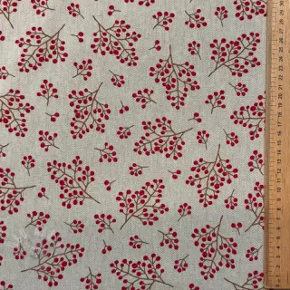 Tkanina dekoracyjna Linenlook Winter berry bloom