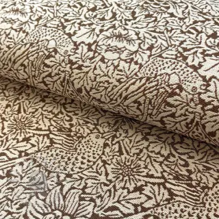 Tkanina dekoracyjna GOBELIN premium Anemone art craft brown