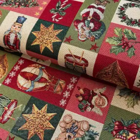 Dekoračná látka GOBELIN premium Classic Xmas patch