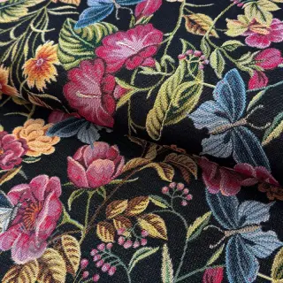 Tkanina dekoracyjna GOBELIN premium Vintage flower garden