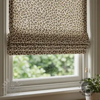 Tkanina dekoracyjna Linenlook Leopard animal small