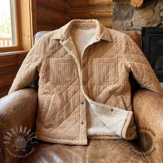Sztruks QUILT taupe