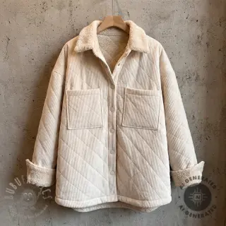 Sztruks QUILT sand