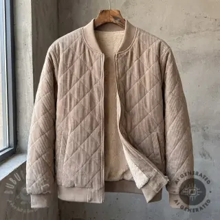 Sztruks QUILT champagne