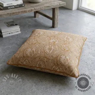 Tkanina dekoracyjna Linenlook Bloomy art craft yellow