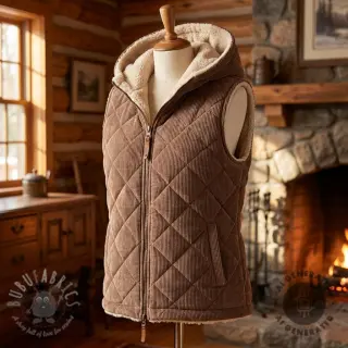 Sztruks QUILT brown