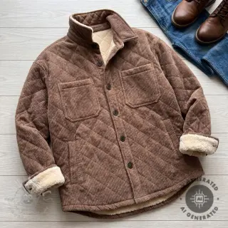 Sztruks QUILT brown
