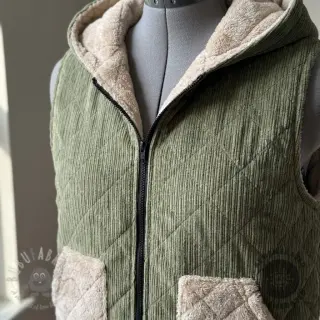 Sztruks QUILT khaki