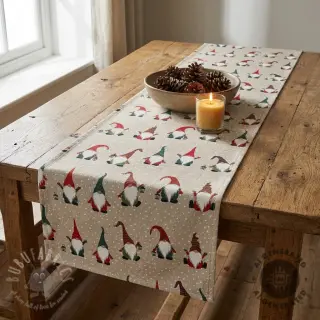 Tkanina dekoracyjna Linenlook Jolly tomte