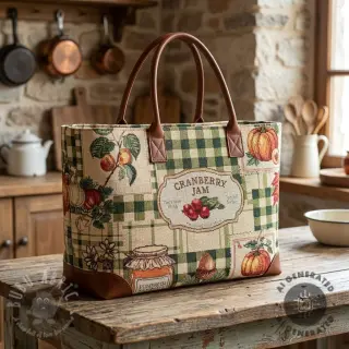 Tkanina dekoracyjna GOBELIN premium Cozy kitchen patch