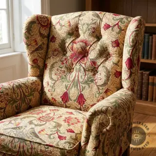 Tkanina dekoracyjna GOBELIN premium Ornate art craft beige