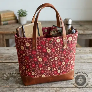 Tkanina dekoracyjna GOBELIN premium Little bloom art craft