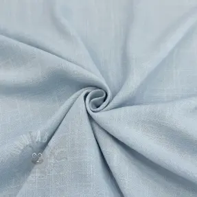 Tkanina wiskozowa z lnem WASHED light blue