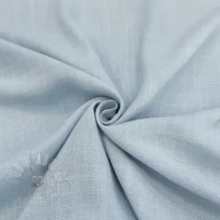 Tkanina wiskozowa z lnem WASHED light blue